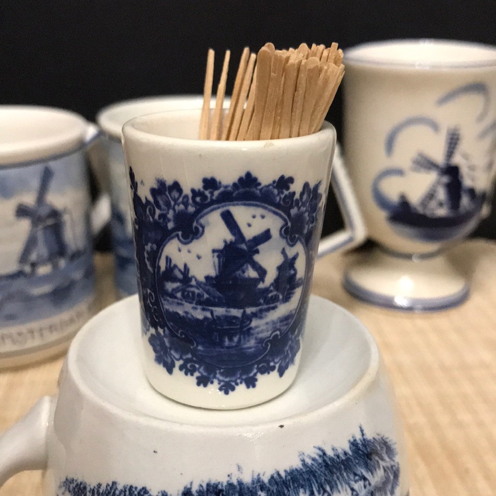 Delft Toothpick holder